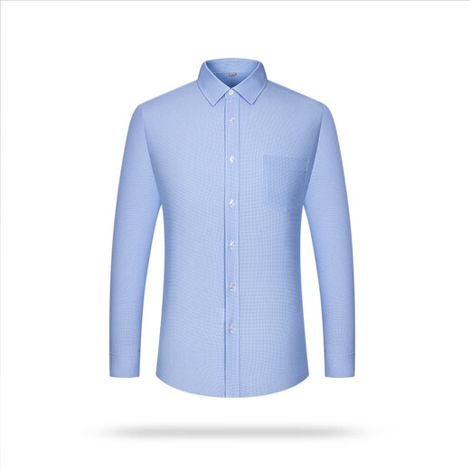 Bu sen estrictamente seleccionado tela elástica alta camisa de manga larga para hombres