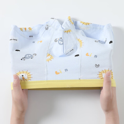 Fenton Kean Children's Underwear Class A Baby Cotton 7A Antibacterial 5 Pairs 100 Cotton Crotch Boys Cartoon Boxer Briefs