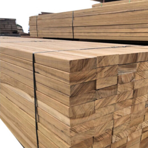Picheng Anticorrosion Wood Outdoor Floor Solid Wood Square Square Building Square Wood 3000*86*19mm/block