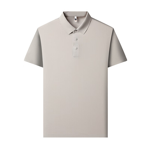 CEO Yageo Summer High-End-Kurzärmer-T-Shirt im mittleren Alter im mittleren Alter, das das verspottungslose Eisseide-Polo-Hemd Laderis-Color Closen-Top 15810 Baolan L 50 (126-140jin [Jin ist gleich 0,5 kg]))