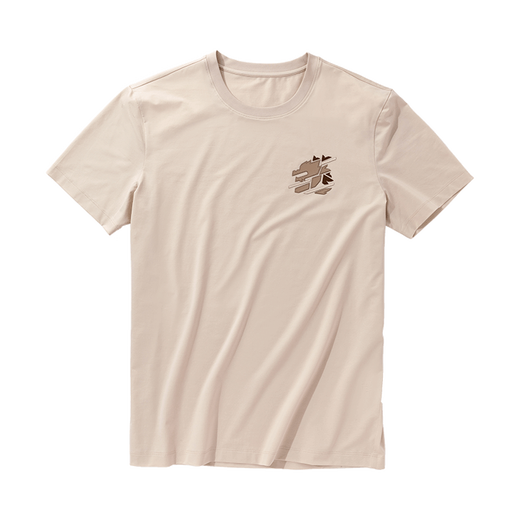 Mr. Bu Summer Nuevo top genial para la camiseta de manga corta para hombres estilo bordado de moda yami albaricoque S_165