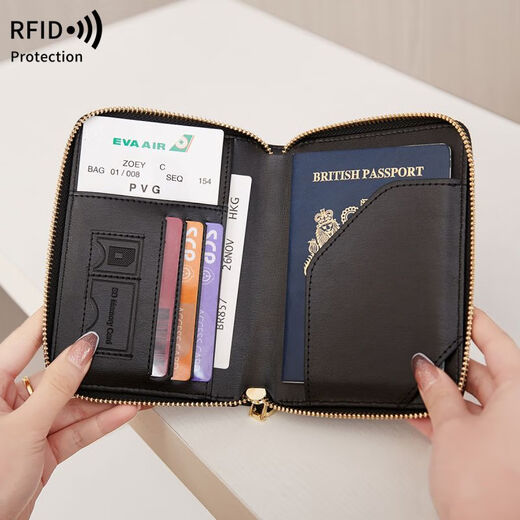 Новый 2024 Новый RFID Passport Clip Multifunction Sertifice Satch Sag Sigh Short Travel Passpper паспорт сумка Pass Pink