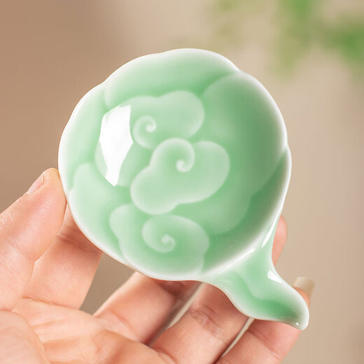 Haivoda Cooking Kitchen Ceramic Chopstick Rest Holder Household Chopstick Holder Chopstick Pillow Creative Chopstick Holder Vinegar Dish Flavor Dish Hotel Table Tianqing 2 pcs