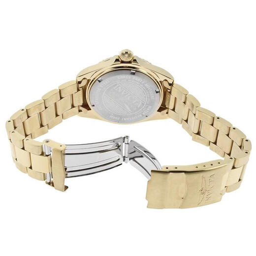 Invicta women's gold plated diving watch waterproof Mi Swiss movement elegant and fashionable 15249