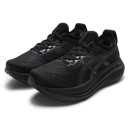 ASICS zapatos y zapatillas de deporte para mujeres, nuevo gel de verano nimbus 27 zapatos casuales al aire libre malla transpirable zapatos de carrera profesionales 1012b753/guerrero negro/espectáculo y retirar 10 37