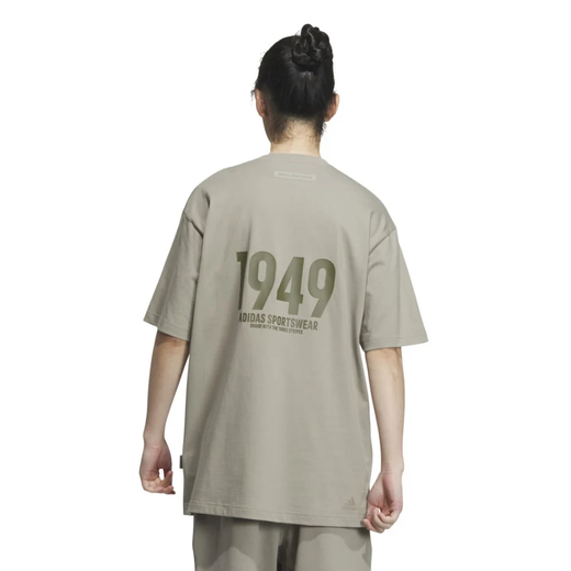 Adidas [Courrier de publication Japon] Nouvelle chemise pour hommes Sports et décontracté rond à manches courtes en vrac décontractées IP3923 Green XL / Buste 101-106