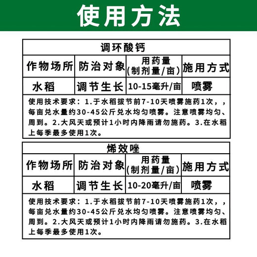 3 sets of Prohexadione Calcium Uniconazole Combination Peanut, Sweet Potato, Rice and Vegetable Growth Regulator (10g + 10g) for controlling growth and increasing production