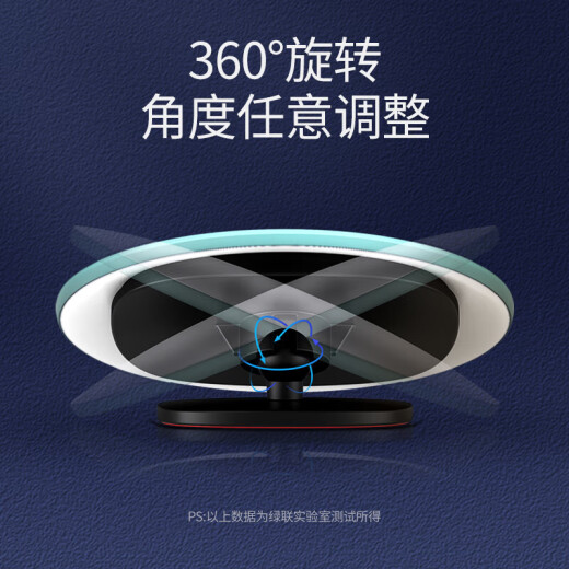 绿联（UGREEN）后视镜小圆镜 汽车倒车镜辅助镜广角镜反光镜盲区盲点神器 2