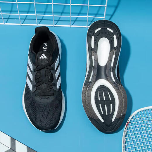 Sitio web oficial de Adidas Shoes Office Running Shoes Men's Ultraboost 21 Mesh de palomitas de maíz zapatillas informales transpirables IF4839/Boost Midsole/Black and White 40