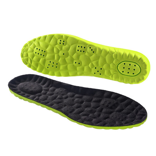 Sweat-absorbing and breathable insoles, anti-odor soft elastic, deodorizing, men, without being tired after standing for a long time, shock absorption, super soft sweat feet breathable [1 pair][Dali cotton] gray 41-42