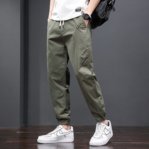 Pantalon décontracté en coton mince d'été