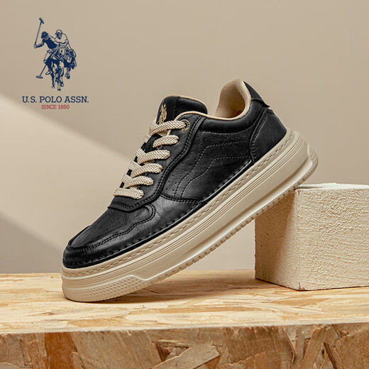 U.S. POLO ASSN. Paul men's shoes autumn new urban street retro sneakers leather comfortable casual shoes business commuting shoes for men