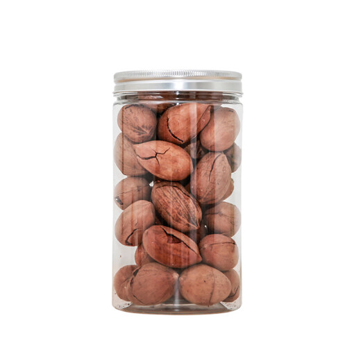 Jarro de comida de aseo botella de plástico frasco sellado alimento grado transparente redondo anchado bocadillo engrosado bocadillo bucle de bocadillo cubo de envasado de té 5.5*8.5cm16g tapa transparente 1098 piezas