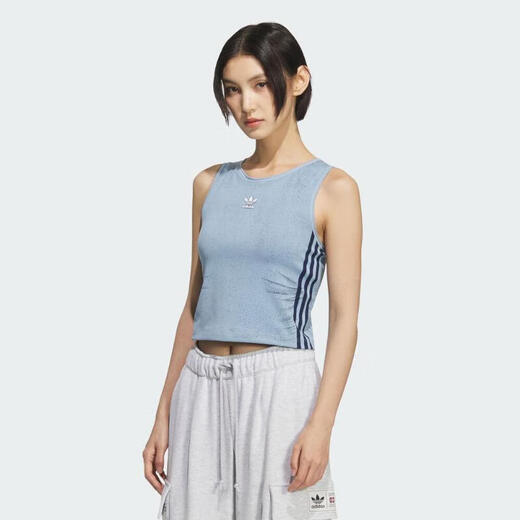 
adidas [Adidas] Originals Clover 2025 Women's FAKE DENIM TANK Vest KE3891 M