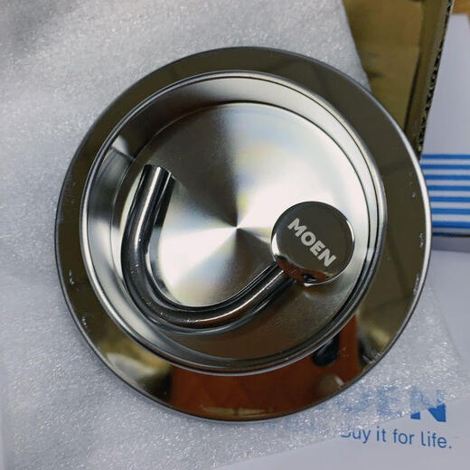 
Moenda full copper solid door hook movable key hook single hook clothes hook rear folding hook ACC9929 stainless steel hole-free model