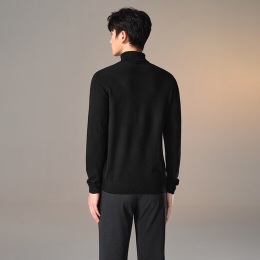 Heilan long-sleeved sweater men's pullover turtleneck sweater winter men black E0 M 170/88A recommended 125~136Jin Jin equals 0.5 kg