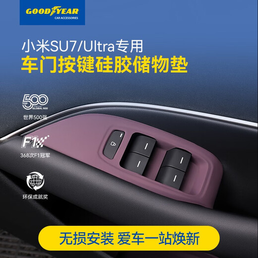 Коробка для хранения дверей Goodyear подходит для Xiaomi Su7/Ultra Door Button Logence Box Galaxy Grey