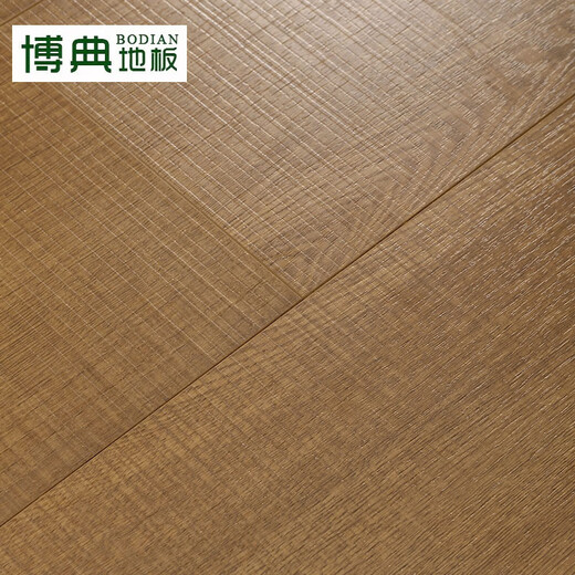 BODIAN ENF-grade environmentally friendly new three-layer solid wood composite floor, household ground heater wear-resistant solid wood three-layer wood floor BD autumn dew T3 15MM thick