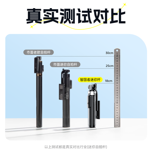 ZHIGUOZHE [TOP LISTE N ° 1] SELLIE Stick Mobile Phone Stand Small Portable Travel Artefact Artefact 360 degré Tripod Tripod Anti-Shake Tripod Tripod Thread Thread Tripod Tripod Tripod Multi-Fonction