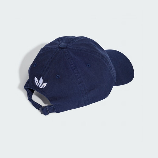 adidas运动遮阳棒球帽子男女阿迪达斯官方三叶草 深靛蓝 OSFM