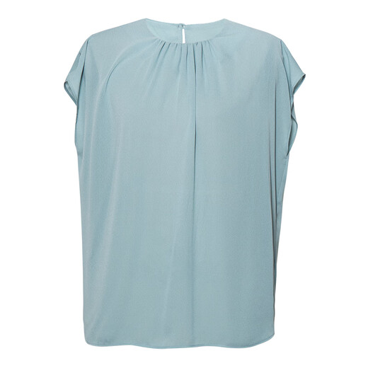 
ROEYSHOUSE ROYSHOUSE Temperament Sleeve Chiffon Shirt 2025 Summer New Fashionable Shirt Light Men Loose Top 12109 Light Green S