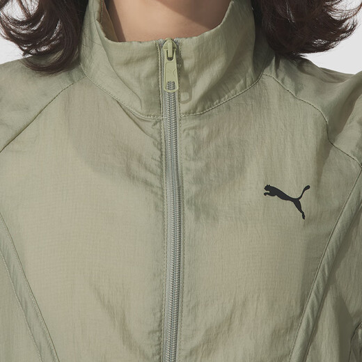 PUMA (PUMA) Veste féminine 2025 Été Nouveau Sportswear Stand Collar navette extérieur Veste tissée supérieure décontractée 633971-82 XS