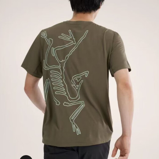 始祖鸟（ARC'TERYX）加拿大代购*始祖鸟Cormac Arc'bird  logo男背后大鸟标 短袖X9721 音速紫X9721 L