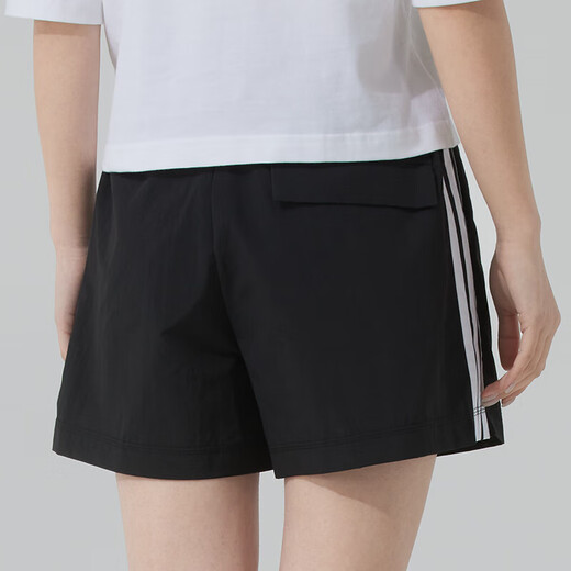 
Adidas women's sports suit 25 summer new three-stripe breathable short-sleeved T-shirt loose five-quarter pants shorts two-piece set JD0846+JE1309 L