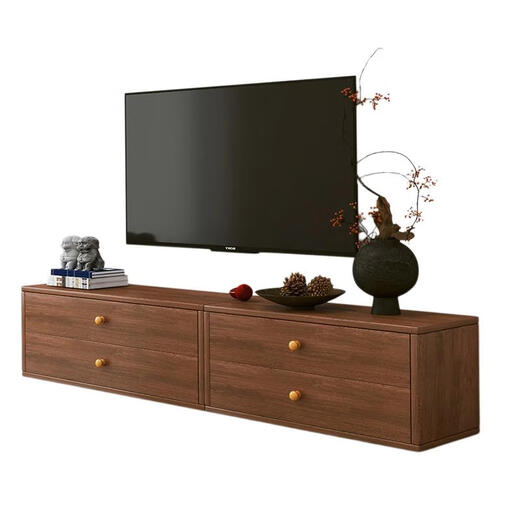 Yusenyi TV-Schrank Wohnzimmer kleiner Haushaltsaufbewahrungsschrank niedriger Schrankmodulschrank bodenhörigem TV-Schrank Ökologische Board-TV-Kabinett C2
