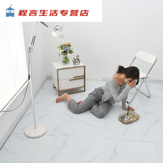 自粘贴纸水泥地直接铺加厚耐磨水自贴仿地砖翻新改造 6627 60*60cm 1片
