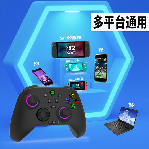 Suitable for Switch2 controller full Hall wireless Bluetooth controller PC computer mobile phone tablet NS2 controller somatosensory vibration back button steam Dragon Hunter computer dedicated receiver