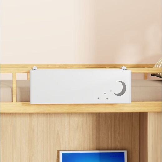 Bedside storage rack, bedside storage hanging basket, baby diaper table side diaper fence, storage basket hanging bag, upgraded adjustable version, white small size