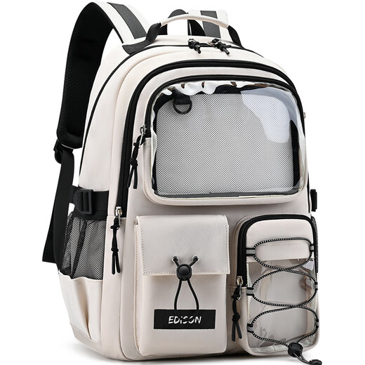 Edison爱迪生中学生书包高中护脊背包二次元潮流百搭双肩包痛包2579-2