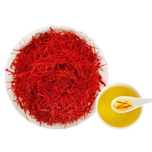 
Yuanjuxiang saffron manufacturer wholesale bottled saffron Iranian saffron filament round silk live broadcast hair volume three grams [gift box] [gift tweezers]