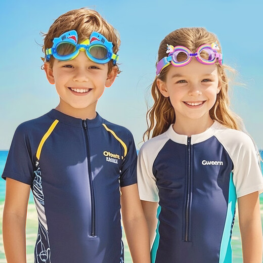 9i9 children's swimming goggles girls' swimming goggles professional waterproof high-definition diving equipment F39 pink swimming goggles + swimming cap