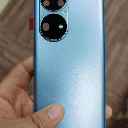 Huawei (HUAWEI) is suitable for Huawei P50Pro original disassembled back cover P50E battery cover outer rear shell screen glass original second-hand phone case P50Pro back cover bright black original disassembled 98 new with frame