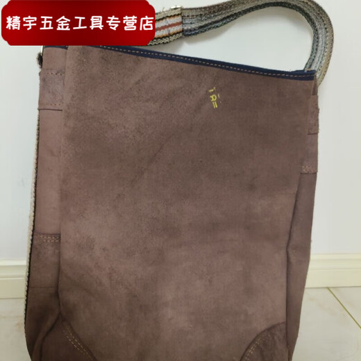 Xuan Ka Shi imitation cowhide tool bag large capacity cowhide straight multifunctional bag large canvas plumber repair waist pliers bag large capacity straight 42*17*52 (new style 1 pack