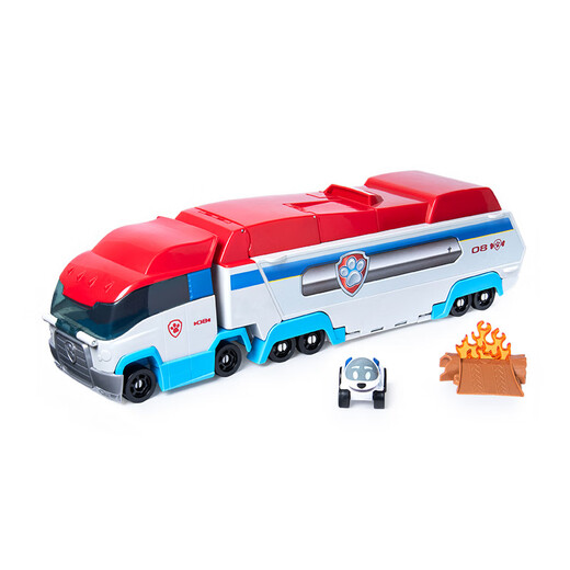 
Wangwang team made great contributions to the genuine transformation bus alloy car robot dog patrol team set rescue children's toys [Excellent value] Transformation bus +16795 track observation