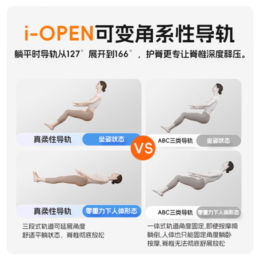 IRest massage chair home state-subsidized flexible guide rail zero gravity space capsule 2025 top ten brands full body 4D massage automatic parent gift S750pro/S750plus 10,000 yuan flagship - super new product S750plus titanium gray