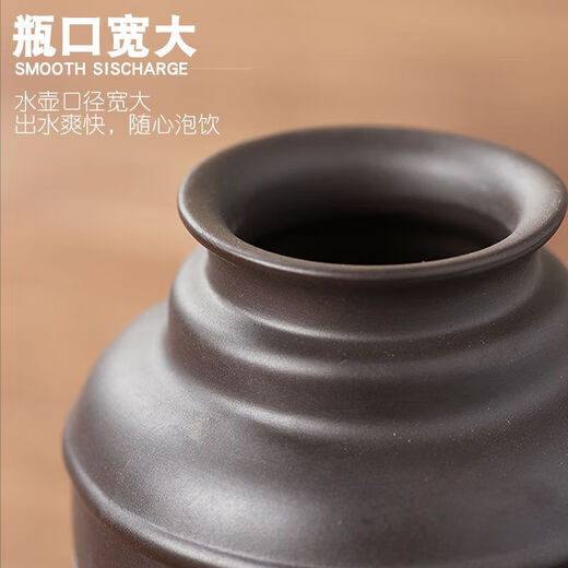 Chinese retro old-fashioned purple clay small thermos pot for household leisure tea making ceramic teapot tea cup portable packaging purple clay small thermos