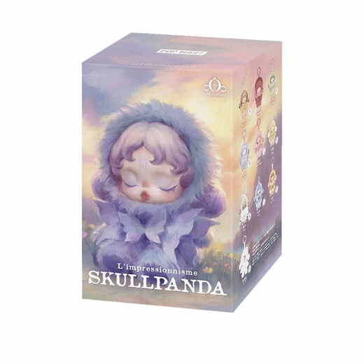 POP MART (POP MART) brand new authentic SKULLPANDA vinyl face plush pendant SP series blind box trendy toy gift 9 non-duplicate new plastic-sealed end box probability hidden