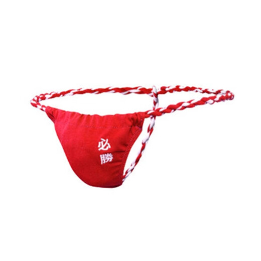 Men's T-string Sexy Temptation Suspenders Revealing Buttocks Breathable Japanese Sumo Pants Young Fashion Trendy Men White XL122-140Jin Jin is equal to 0.5 kg