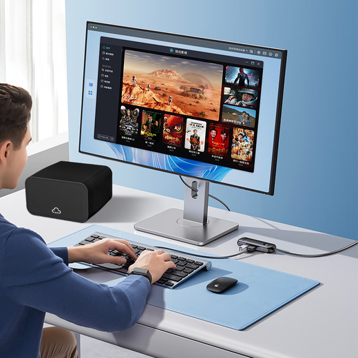 Pickup Dock G2 Standardversion Dual Disk Home NAS Netzwerkspeicher Persönlicher Cloud-Speicher Heimfestplatte Server Fotoalbum Backup Mobilcomputer Erweiterung Standard Diskless G2 Schwarz – ausgestattet mit 1 512 GB SSD-Festplatte