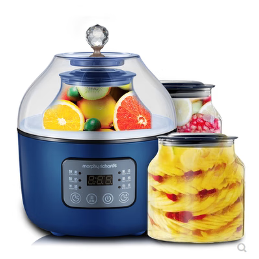 MOFEI MR1009 Máquina de fermentación enzimática Tanque de almacenamiento de vidrio Fermentación de fermentación Filto de cable de alimentación Accesorios de malla Mesh Jar de vidrio (aplicable)