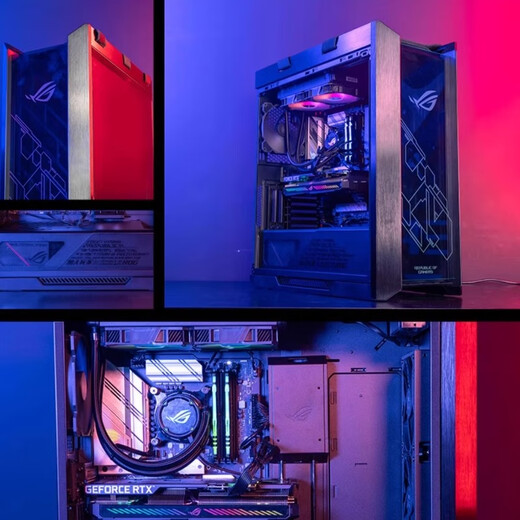 Asus Rog zusammengebautes Computer [9800x3d/9900x3d/9950x3d] AMD R7 RTX5080 5090D Graphics Card DIY Host Sun God Game E-Sports Computerkonfiguration Fünf R7-9800x3d/5080/32G Host-Host-Set Set