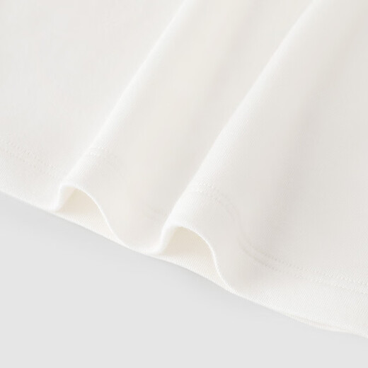 YEEHOO haute couture series children's long-sleeved T-shirt autumn new cotton wool lapel Polo shirt boys' tops Yunsi white 120 cm