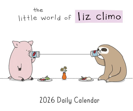 现货  治愈解压漫画绘本 莉兹克里莫 The Little World of Liz Climo 2026 Daily Calendar 你今天真好看 2026年日历 可撕台历