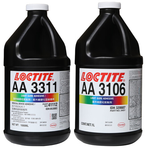 乐泰（loctite）3311 3106 3301 352 3320 3492 3623 3103 326BL医疗胶UV胶 LOCTITE/乐泰 AA3523 (1L) 18