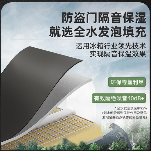 
Xingyue Shen Class A first-tier brand anti-theft door sound insulation entrance door household entrance door single door mother door bag installation 2150*960/2050*1050 single door outside opening