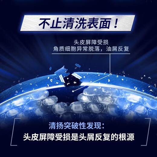 清扬（CLEAR）男士去屑洗发水清爽控油活力运动型青柠薄荷醇蓬松洗头膏冰感洗发 清扬清爽控油500g+100g*2体验装